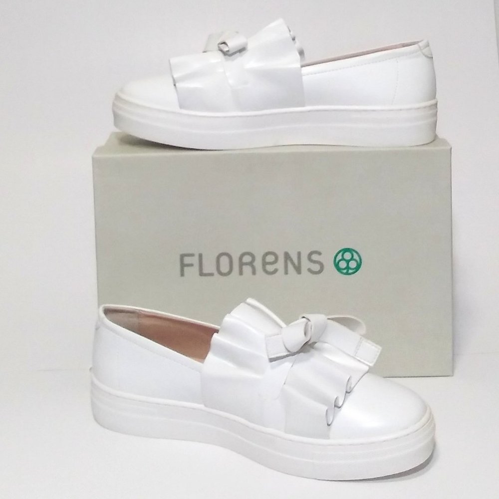 FLORENS | Leather Slip-on Sneakers